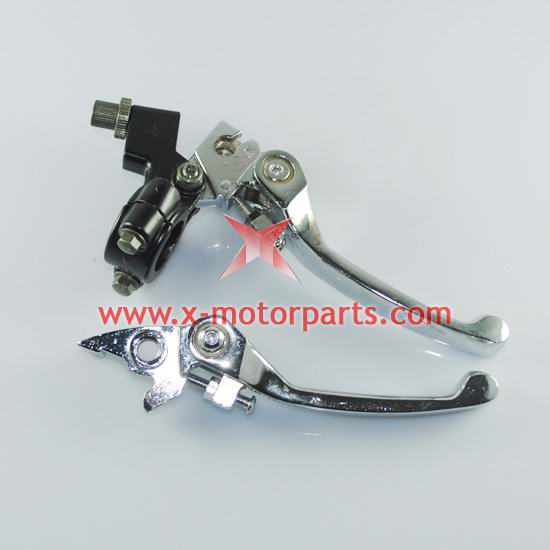 The brake lever with clutch lever 