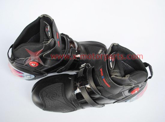 Motorcycle Speed Bike Motorbike racing Pro-Biker Leather Boots Shoes